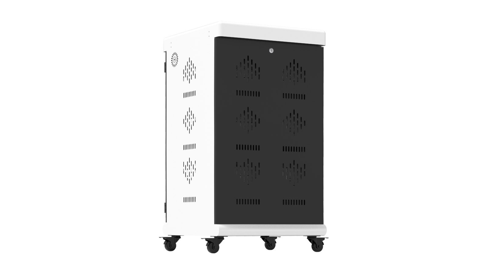 EN32 32-Port USB Tablet Charging Cart, view 2