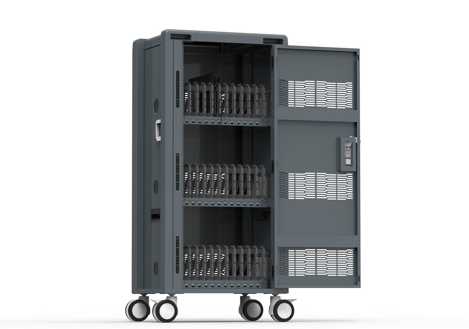 EP36-B 36-Bay 60W USB-C PD Charging Cart, view 4