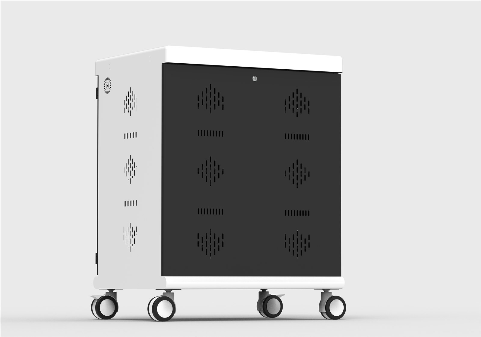 EP45-A 45-Bay AC Chromebook & Laptop Charging Cart, view 2