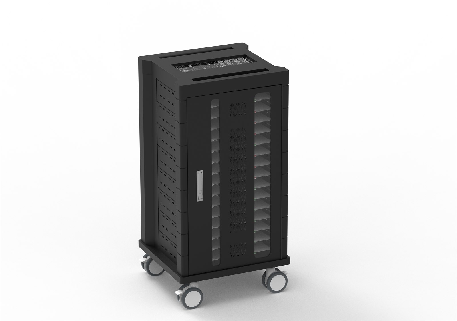 ET32 32-Port PD18W Tablet Charging Cart, view 1
