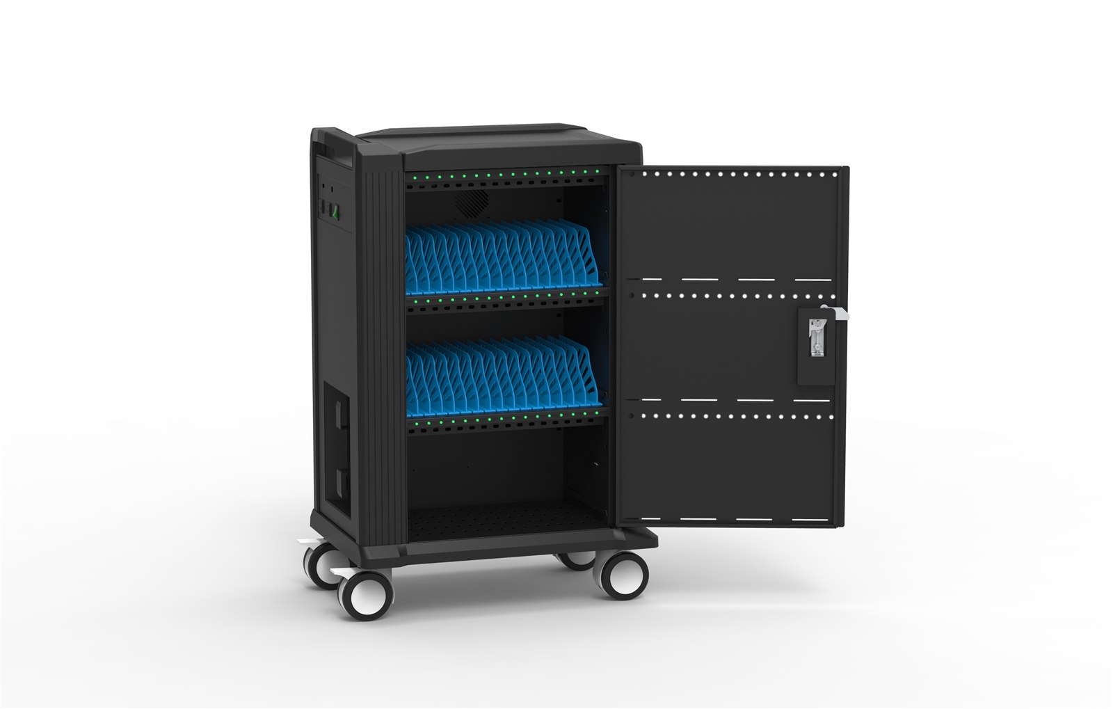 OM48 48-Port Tablet Charging & Sync Cart, view 4