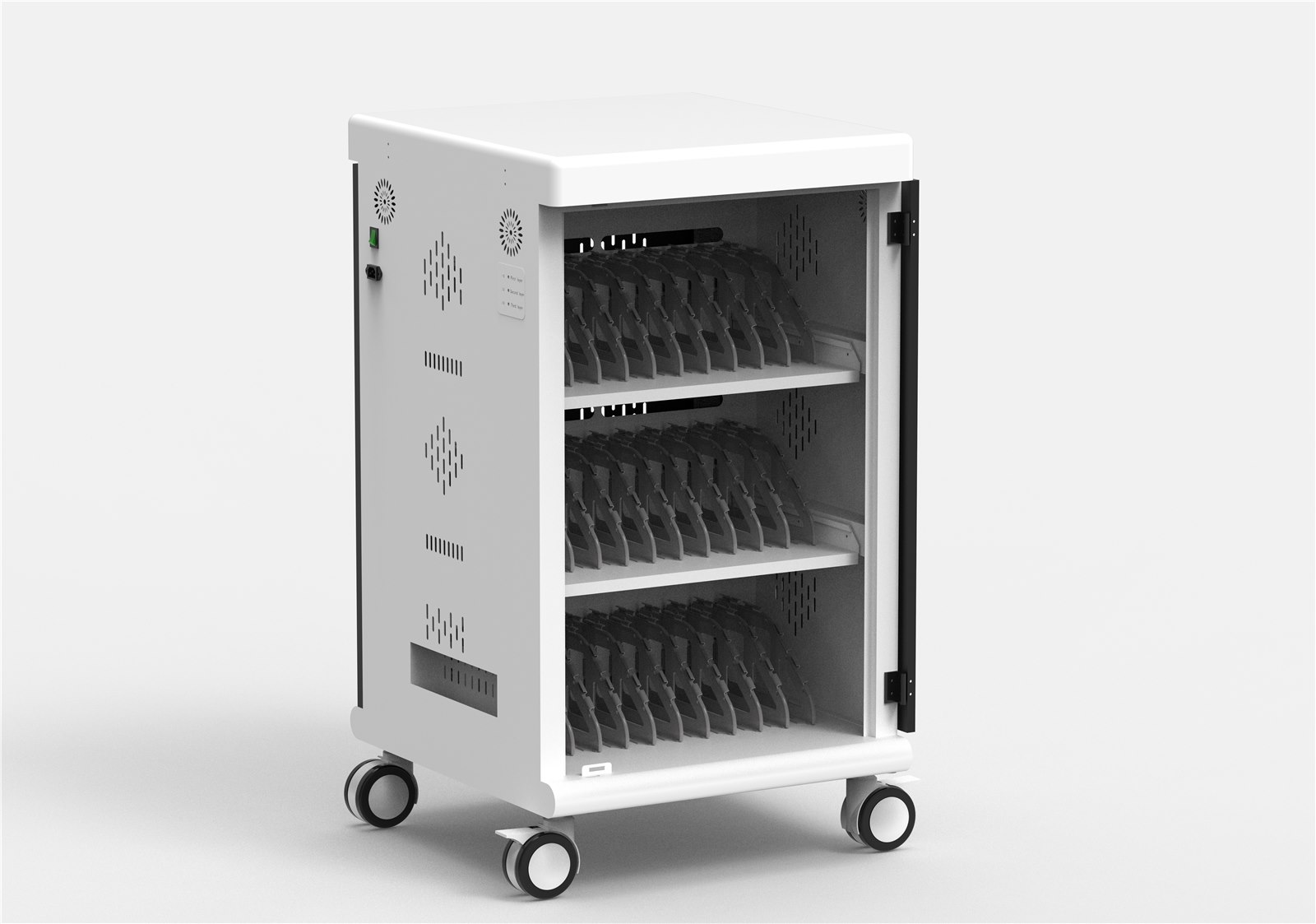 EP30-A 30-Bay AC Chromebook & Laptop Charging Cart