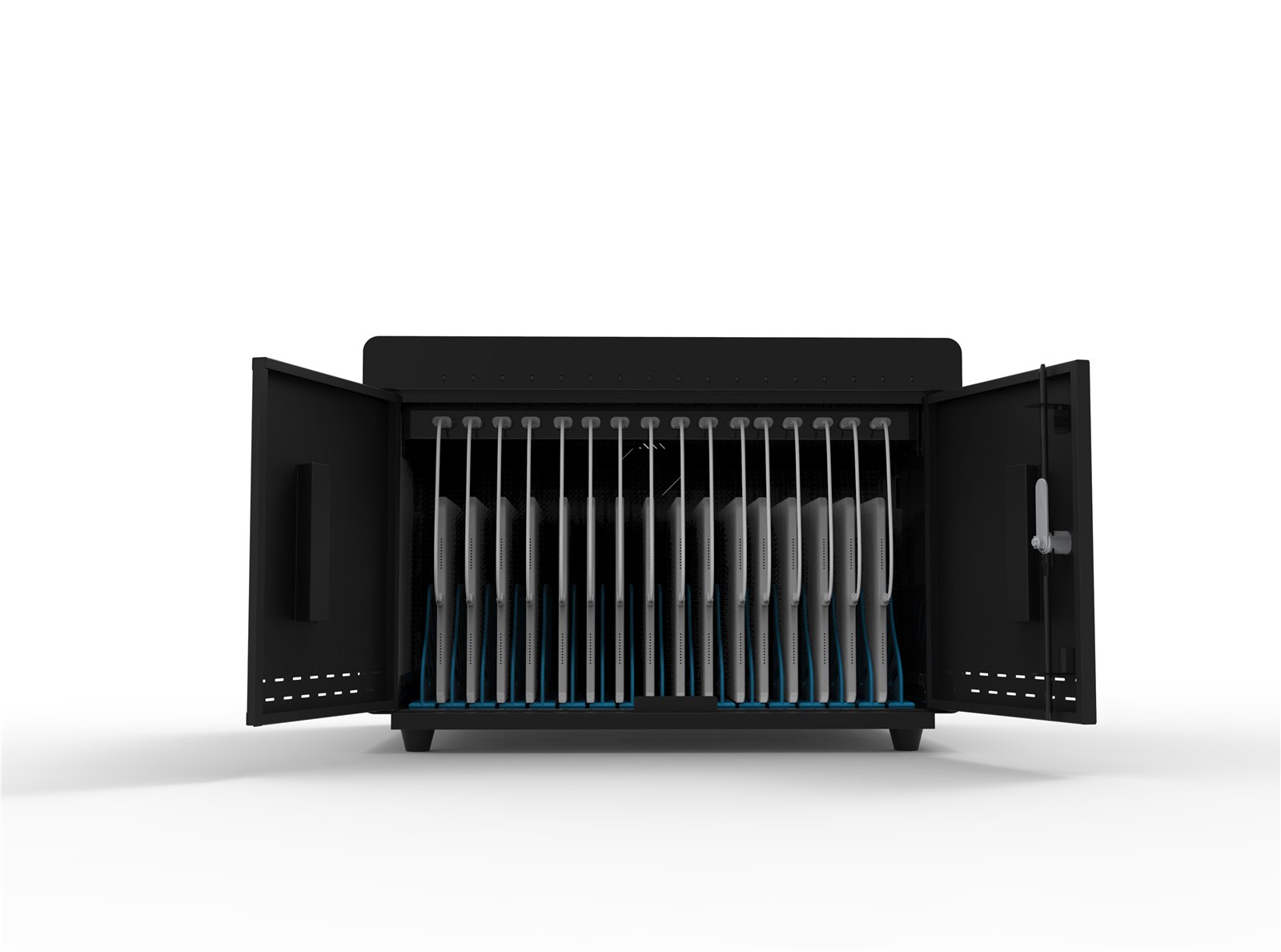 OM16 16-Bay Tablet Charging & Sync Cabinet