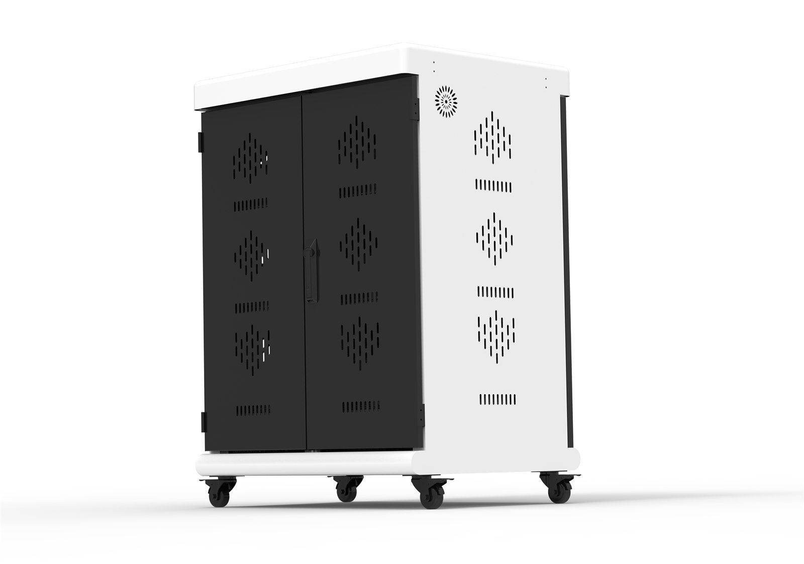 EP66-A 66-Bay AC/PDU Tablet Charging Cart, view 2