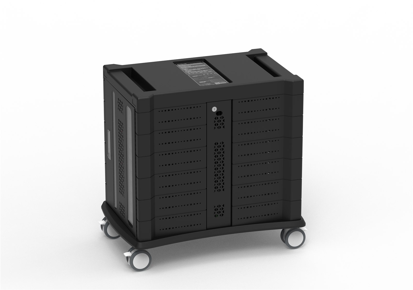 ET48 48-Port PD18W Tablet Charging Cart, view 1