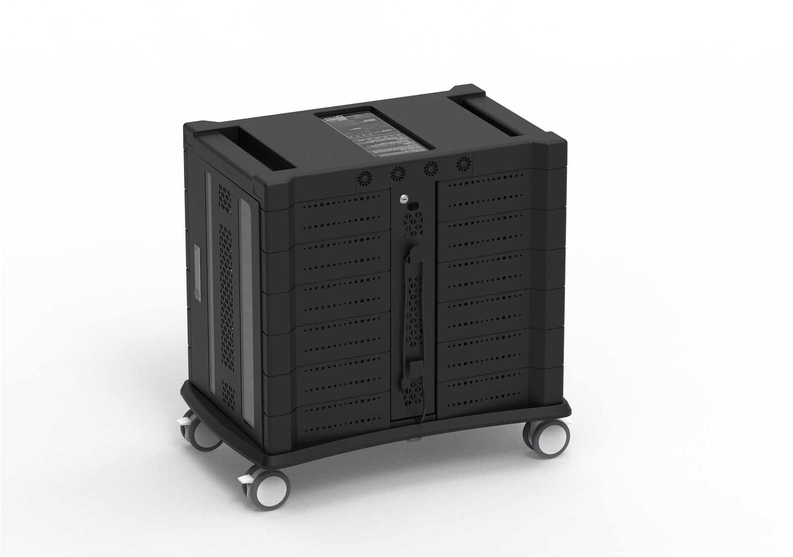ET48 48-Port PD18W Tablet Charging Cart, view 2