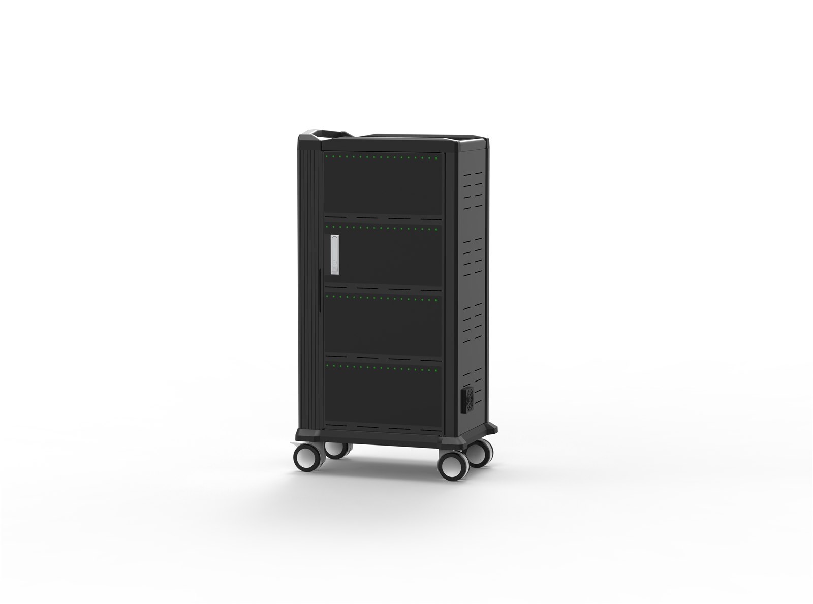 OM64 64-Port Tablet Charging & Sync Cart, view 2
